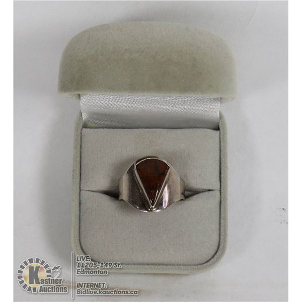 MENS STERLING SILVER RING