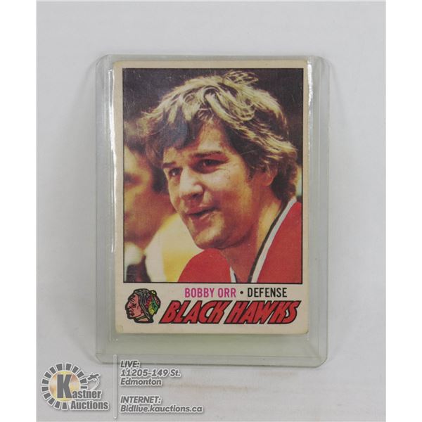 BOBBY ORR CHICAGO BLACKHAWKS 77-78 OPC CARD 251