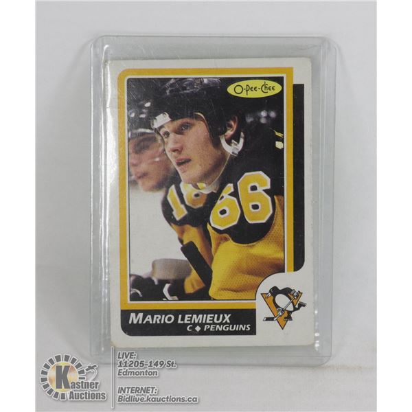 MARIO LEMIEUX PITTSBURGH PENGUINS 1986 OPC 2ND YR