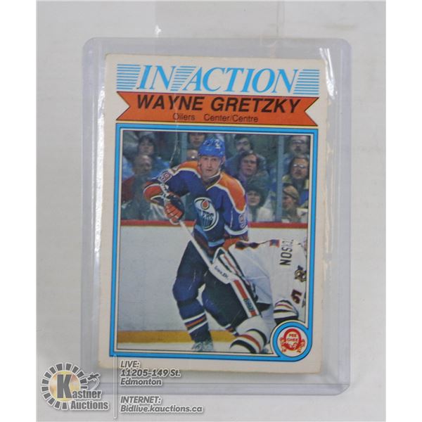 WAYNE GRETZKY EDMONTON OILERS 1982-83 OPC CARD