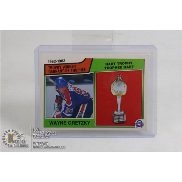 WAYNE GRETZKY EDMONTON OILERS 1983 SCORE 203