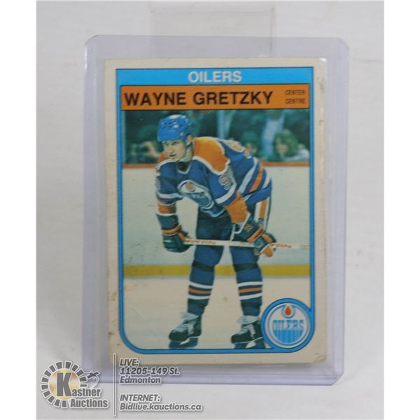 WAYNE GRETZKY EDMONTON OILERS 1982 OPC THIRD YEAR
