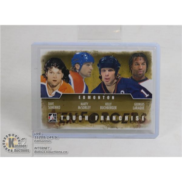 TOUGH FRANCHISES EDMONTON OILERS CARD