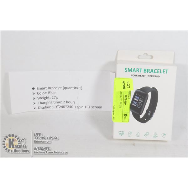 SMART BRACELET  BLUE