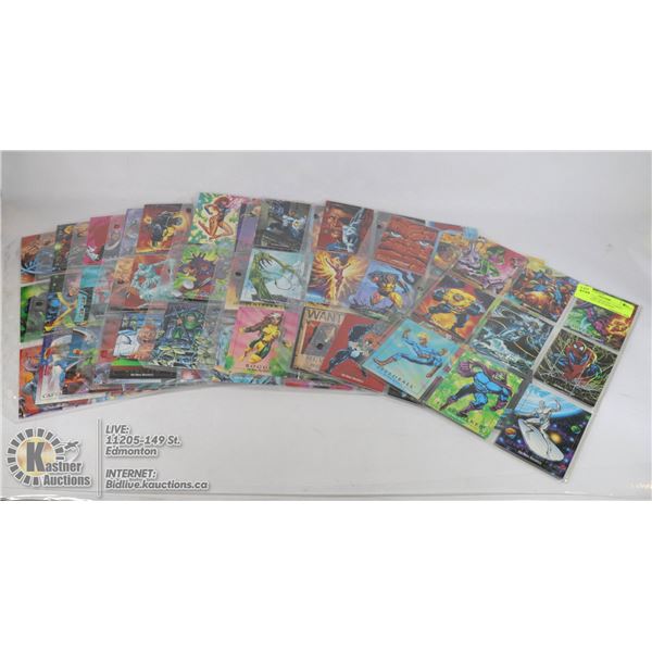 VINTAGE 1992 MARVEL CARDS COLLECTION  IN SLEEVES