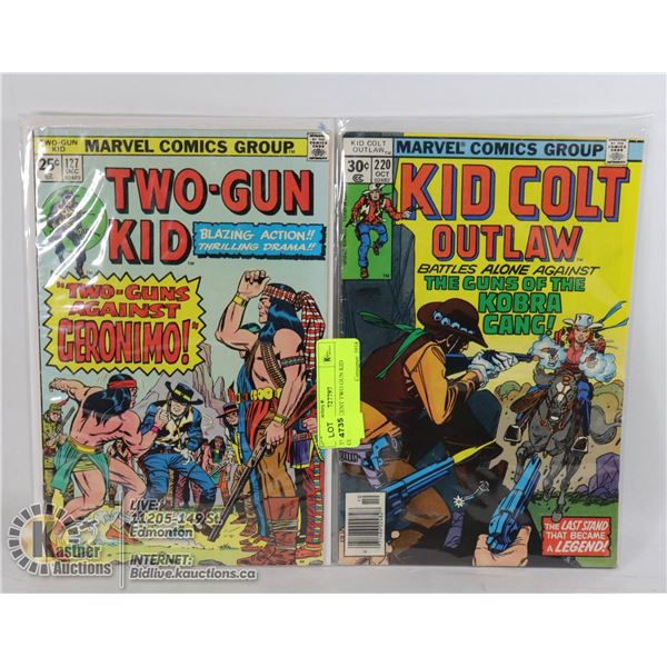 TWO 25/30 CENT TWO GUN KID COMICS