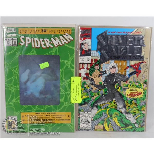 GIANT SIZED 30TH ANNIV SPIDERMAN & SILVER CABLE