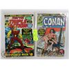 Image 1 : 2 VINTAGE MARVEL COMICS 20 CENT MARVEL TRIPLE