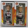 Image 1 : LOT OF 2 TEAM CANADA BOBBLE HEADS, PRONGER & NOLAN