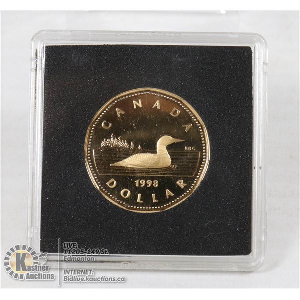 1998 NCLT PROOF CANADA LOON DOLLAR