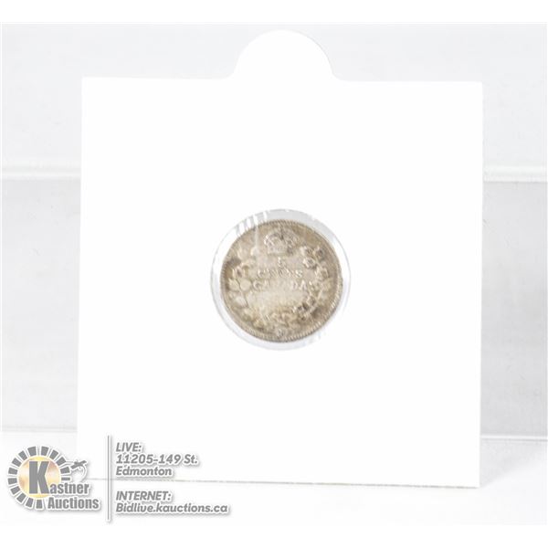 1903H EDWARDIAN CANADA SILVER 5 CENT