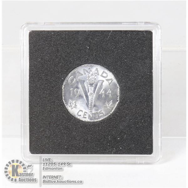 UNCIRCULATED 1944 STEEL V NICKEL