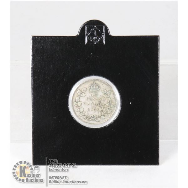 1936 LAST YEAR GEORGE V CANADA 10 CENT