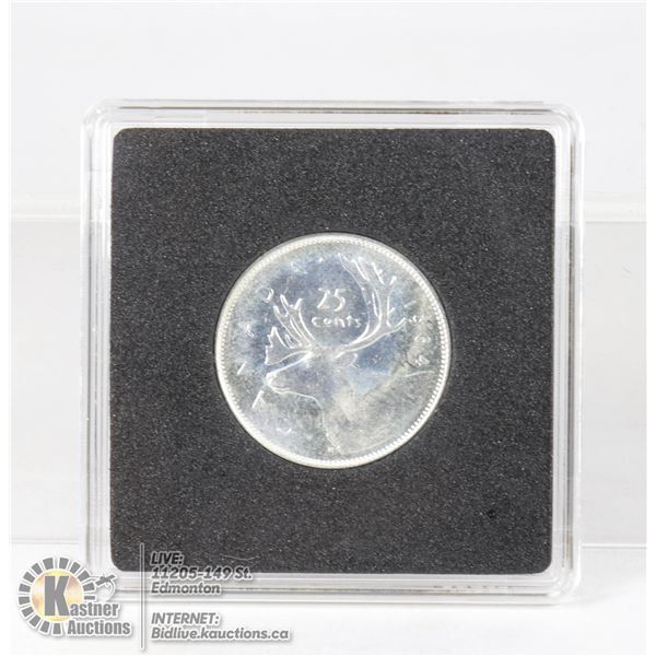 BRILLIANT UNCIRCULATED 1964 SILVER 25 CENT