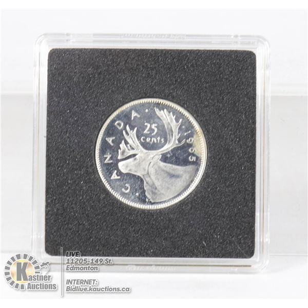 BRILLIANT UNCIRCULATED 1965 SILVER 25 CENT