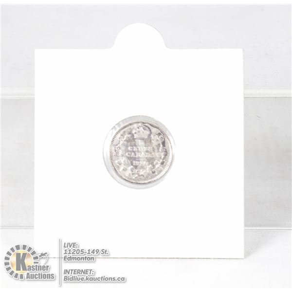 1920 TRANSITION CANADA SILVER 5 CENT