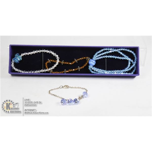 SWARVOSKI BRACELETS IN BOX