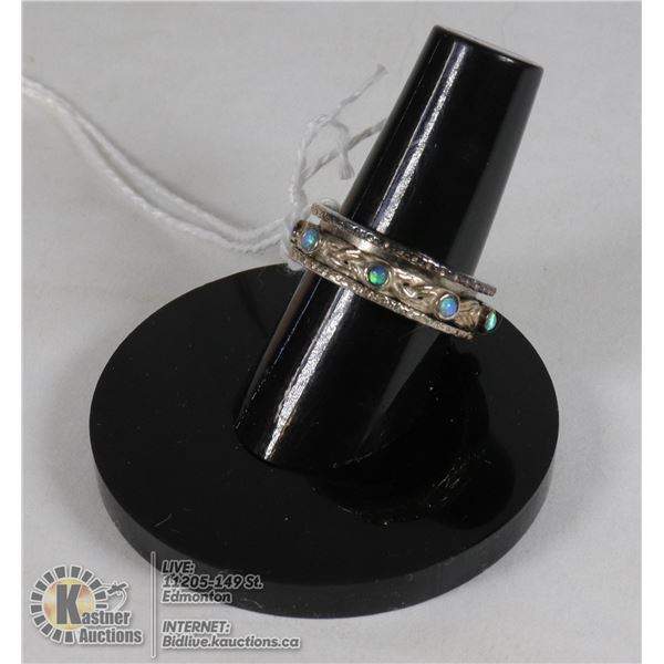 SPINNER RING -925 SILVER - NEW ( 81 )