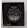Image 1 : NEW CURREN MANS WATCH WITH LEATHER BROWN STRAP