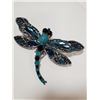 Image 1 : DRAGONFLY RHINESTONE BROOCH