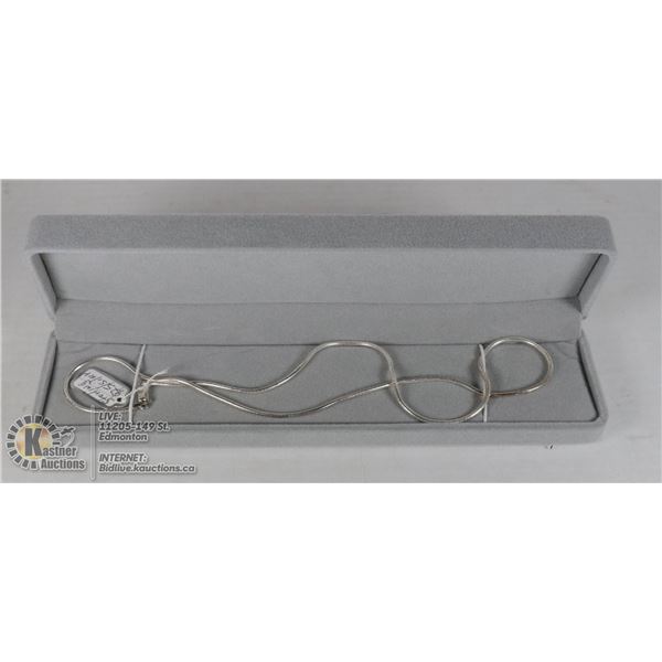 NEW 925 STERLING SILVER 18" ITALY MADE NECKLACE