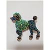 Image 1 : FRENCH POODLE RHINESTONE BROOCH