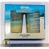 Image 1 : NEW 2PC CORONA PINT GLASS SET