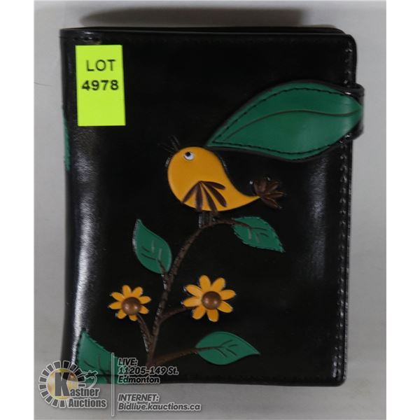 SHAGWEAR BIRD AND FLOWER DESIGN