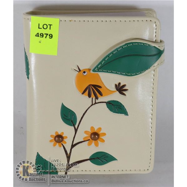 SHAGWEAR BIRD AND FLOWER DESIGN