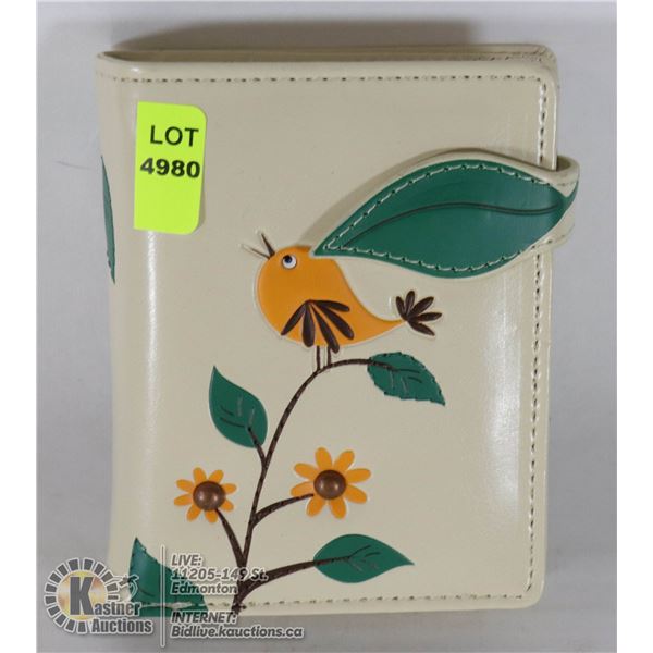 SHAGWEAR BIRD AND FLOWER DESIGN