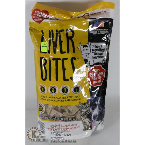 LIVER BITES DOG TREATS