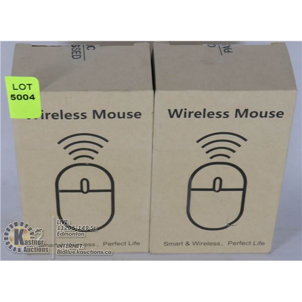 LOT OF 2 WIRELESS MICE