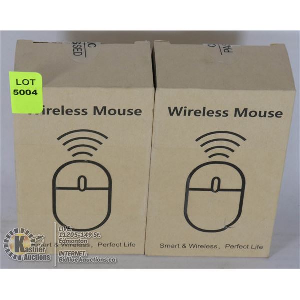 LOT OF 2 WIRELESS MICE