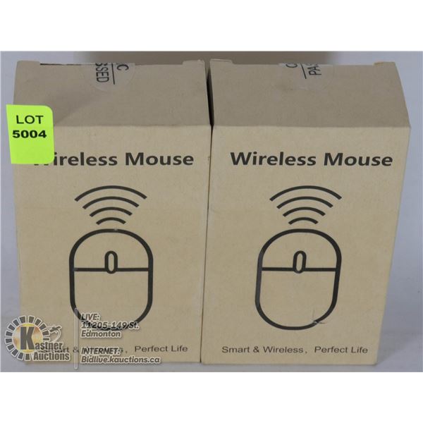 LOT OF 2 WIRELESS MICE