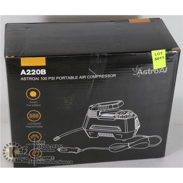 100 PSI PORTABLE AIR COMPRESSOR