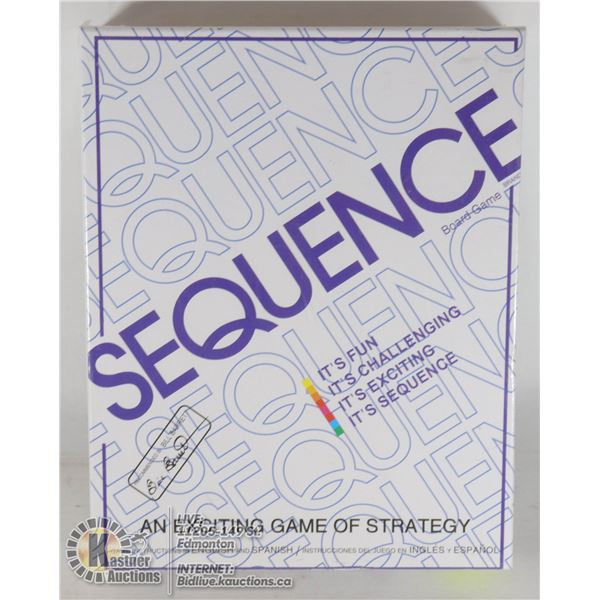 SEQUENCE GAME OF STRATEGY