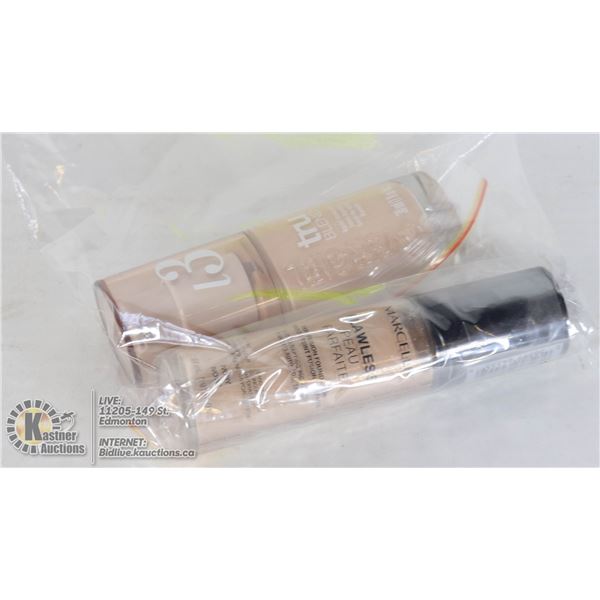 1 MARCELLE & 1 COVERGIRL NATURAL IVORY FOUNDATION