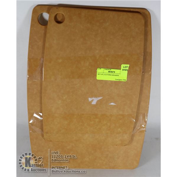 SET OF 2 CUTTING BOARDS