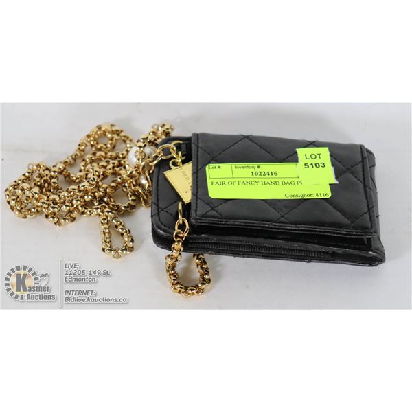 PAIR OF FANCY HAND BAG PURSES
