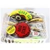 Image 1 : BASKET OF COLLECTIBLE PINS INCL. PRESIDENTIAL NIXO