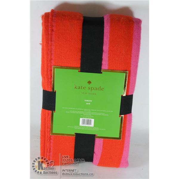 KATE SPADE BLANKET THROW