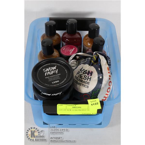 LOT OF NEW LUSH PRODUCTS