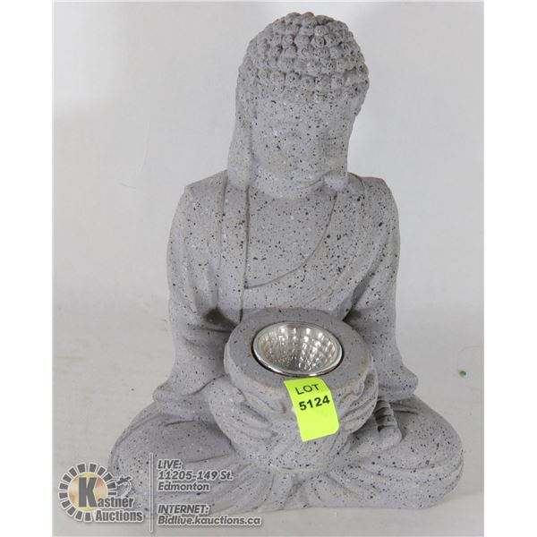 BUDDHA GARDEN SOLAR LIGHT - WORKING