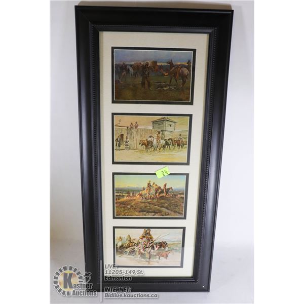 ORIGINAL FAMOUS COWBOY ARTIST POSTCARDS- 1940'S