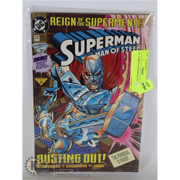 DC COMICS SUPERMAN #22