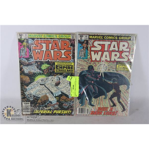 MARVEL COMICS. STAR WARS #41 & #44
