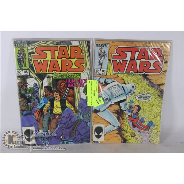 MARVEL COMICS. STAR WARS #85 & #86