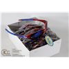 Image 1 : BOX OF OAKLEY STYLE GLASSES - RED AND BLUE