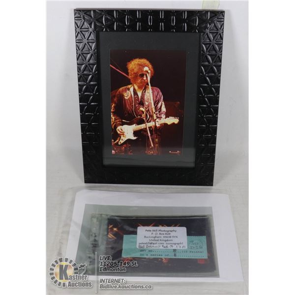 ACTUAL CONCERT PHOTO NOT A PRINT, BOB DYLAN