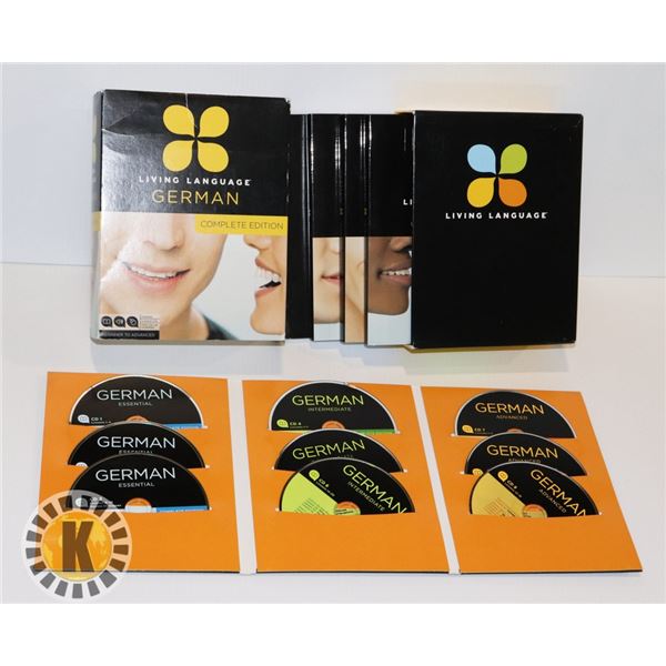 LIVING LANGUAGE GERMAN COMPLETE EDITION SET